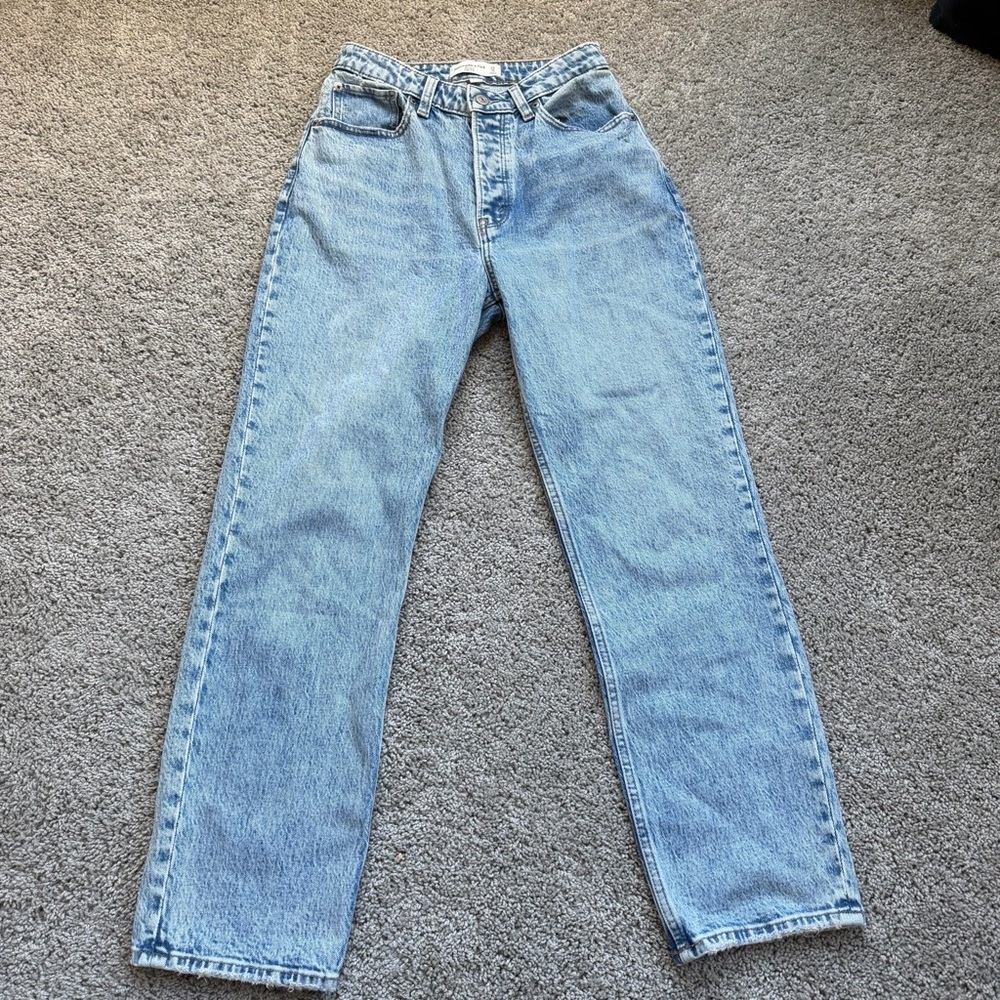 Abercrombie & Fitch The Dad High Rise Curve Love Size 25/0 Short